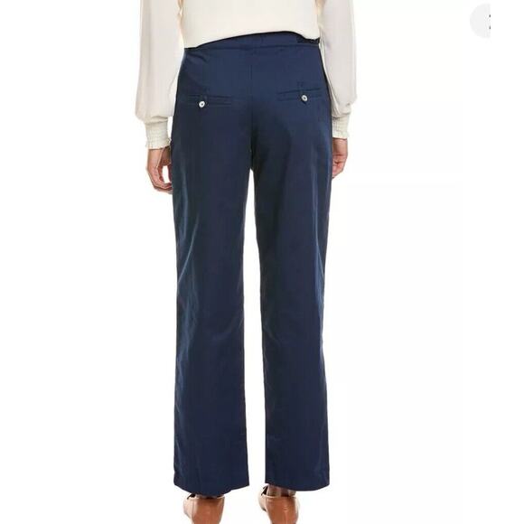 DONNI. Navy Wide Leg Pants - Picture 2 of 7